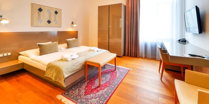 Pobyt na Slovensku v historickém hotelu: snídaně či polopenze i neomezený wellness