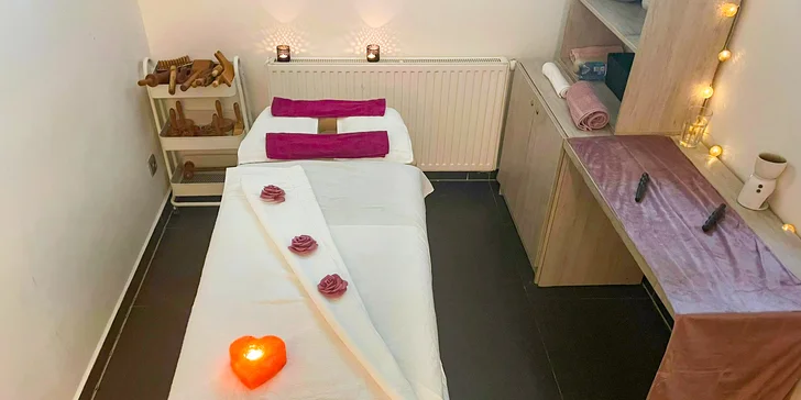 Relaxační balíčky či masáž dle výběru: lávové kameny, omlazující i celotělová