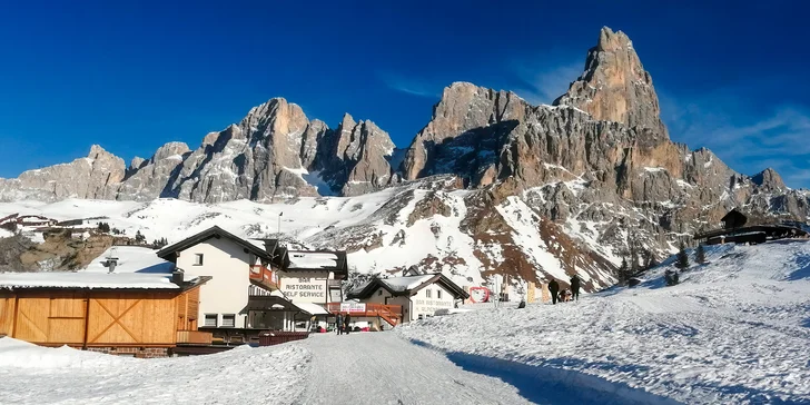 Pobyt v Dolomitech: hotel u sjezdovky s polopenzí i 30 min. ve wellness