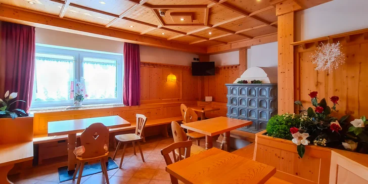 Pobyt v Dolomitech: hotel u sjezdovky s polopenzí i 30 min. ve wellness