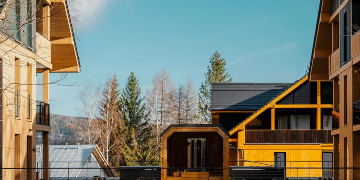 Nová rezidence ve Sklářské Porubě: wellness i solná jeskyně, apartmány s infrasaunou, super na výlety i kola