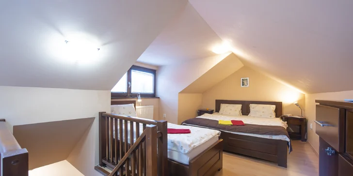 Komfortní ubytování na Liptově: snídaně, privátní sauna i sleva na masáž