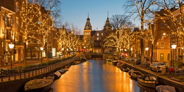 Třídenní zájezd autobusem do nádherného adventního Amsterdamu