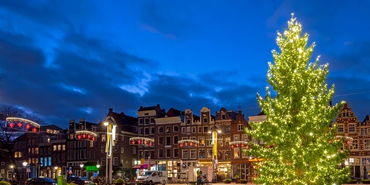 Třídenní zájezd autobusem do nádherného adventního Amsterdamu