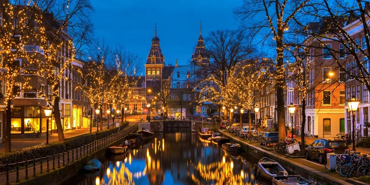 Třídenní zájezd autobusem do nádherného adventního Amsterdamu