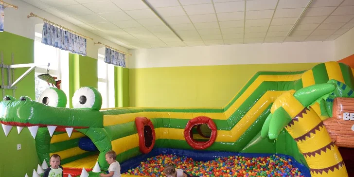 V herničce můžete strávit 2 hodiny o víkendech nebo celé dopoledne ve všedních dnech.