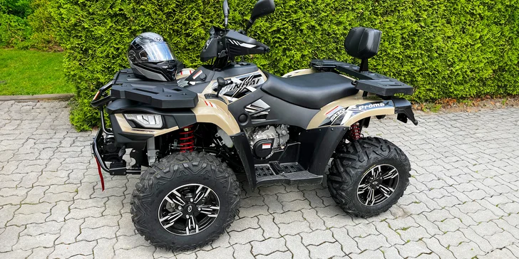 Půjčení čtyřkolky Linhai 500 Pro max pro 1–2 osoby: na den, víkend i celý týden
