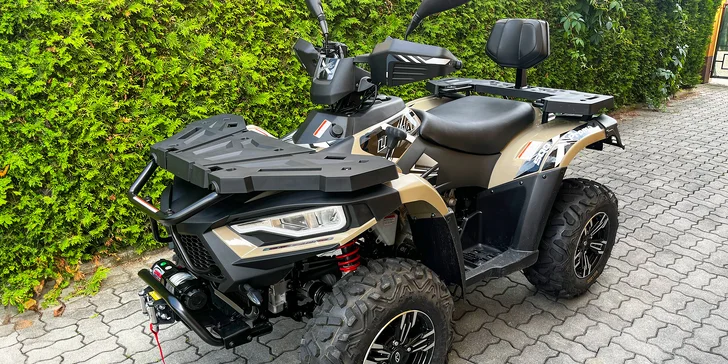 Půjčení čtyřkolky Linhai 500 Pro max pro 1–2 osoby: na den, víkend i celý týden