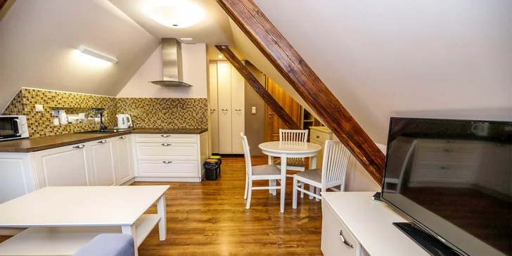 Krásné apartmány v polských Krkonoších: snídaně či polopenze i sauna