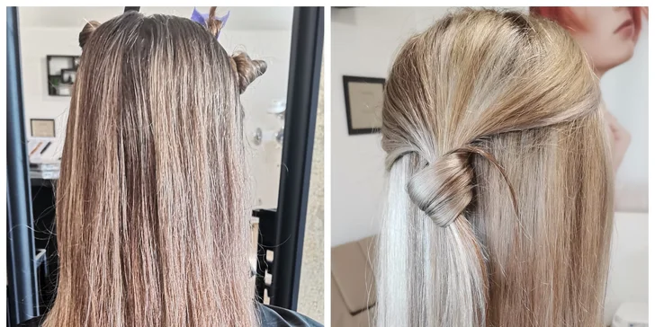 Zesvětlovací techniky dle výběru: balayage, foilayage nebo ombre