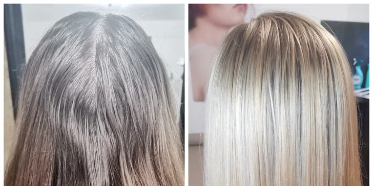 Zesvětlovací techniky dle výběru: balayage, foilayage nebo ombre