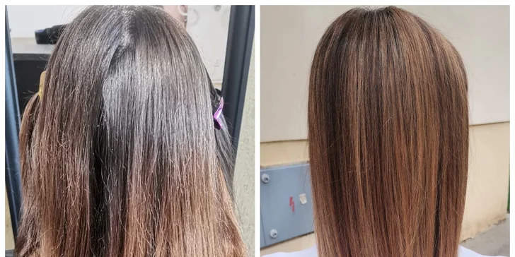 Zesvětlovací techniky dle výběru: balayage, foilayage nebo ombre