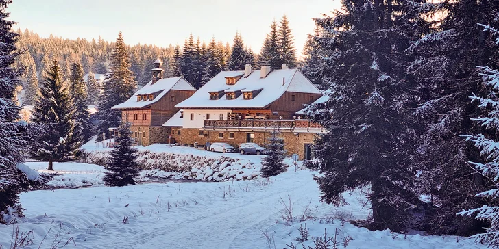 Pobyt na Modravě: penzion v pivovaru, snídaně, relax v sauně i degustace piva