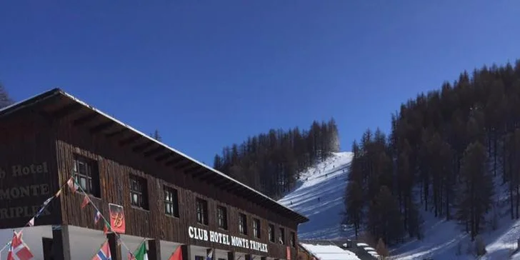 Pobyt v italských Alpách přímo u sjezdovky s polopenzí