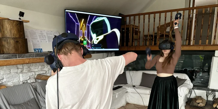 Virtuální realita: půjčení 1 nebo 2 setů až na 2 hodiny, na výběr přes 60 různých her