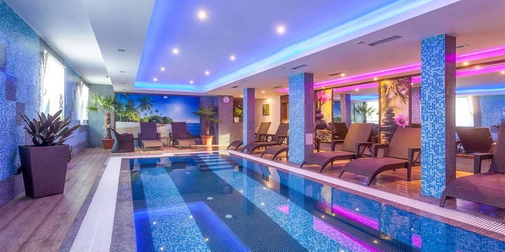 Pobyt u Slunečných jezer s polopenzí a wellness