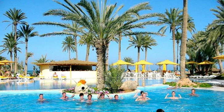 Tunisko vč. letenky: 4* hotel Eden Star v letovisku Zarzis u Djerby, all inclusive, pláž i bazény