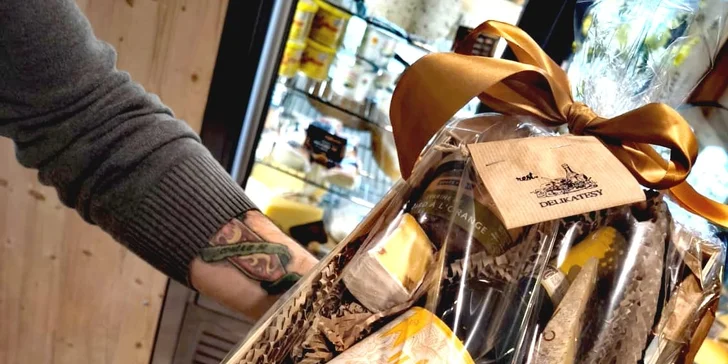 Vouchery do obchodu s delikatesami v Podolí: sýry, uzeniny, olivy, pečivo i vína a bio limonády