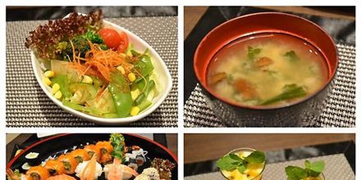 Výtečné japonské sushi menu pro dva v restauraci Samurai