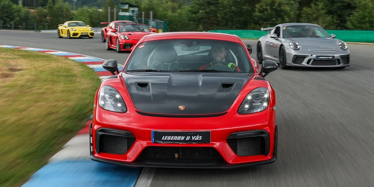 Adrenalin na závodním okruhu v Porsche Spyder RS: Most, Brno, Hradec či Sosnová