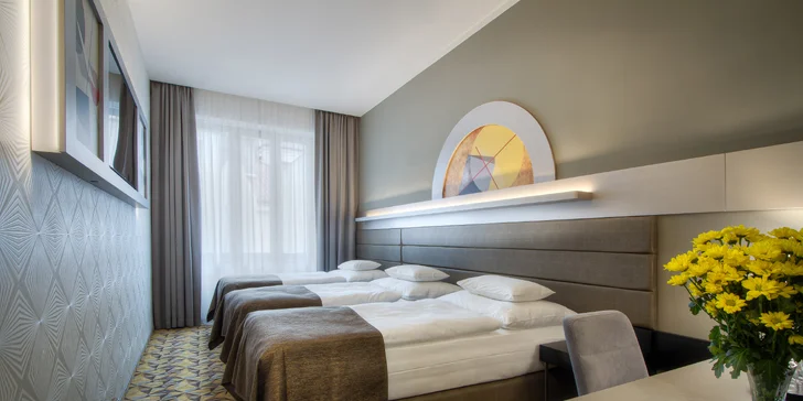Pobyt v centru Prahy blízko hlavního nádraží: historický hotel se snídaní