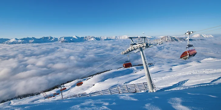 Zimní pobyt v tyrolských Alpách: polopenze, neomezený wellness, skiareál 3 km od hotelu