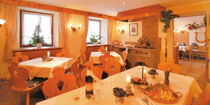 Zimní pobyt v tyrolských Alpách: polopenze, neomezený wellness, skiareál 3 km od hotelu