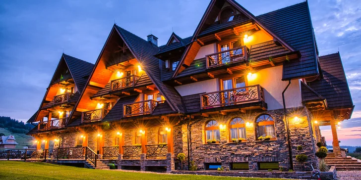 Pobyt ve stylovém penzionu na polské straně Tater: sauna, vířivka a láhev vína na pokoji