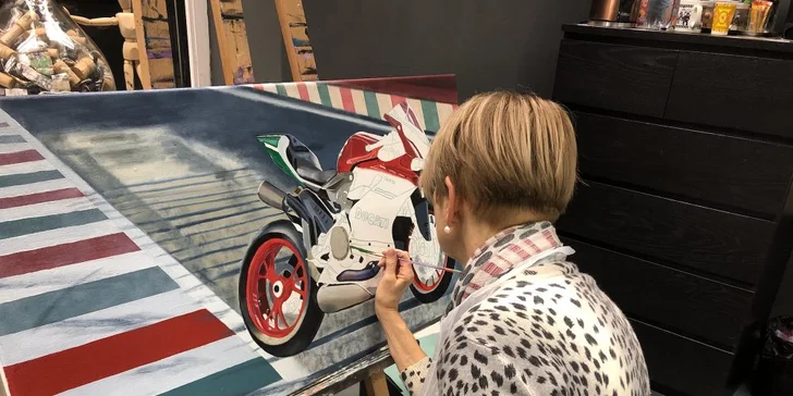 Kurz olejomalby: jednodenní workshop nebo 4 lekce na večerním kurzu
