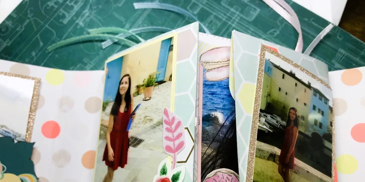 Individuální tvořivé kurzy: minialbum, pop-up z papíru, přáníčko, dekorování textilu nebo šperky z korálků