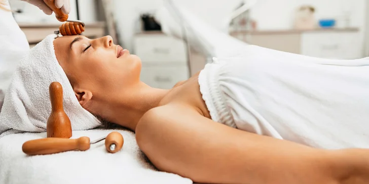 Maderoterapie obličeje nebo celého těla: 45 až 90 minut relaxace a boje proti celulitidě