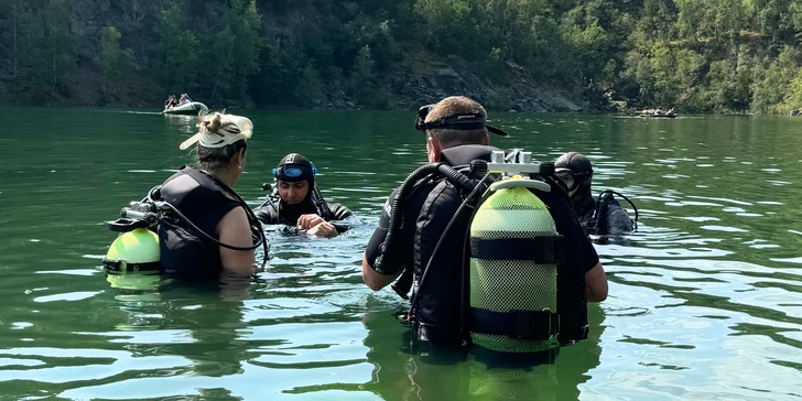 Potápěčem na zkoušku: 1 i 2 ponory ve volné vodě s instruktáží vč. videa a fotek