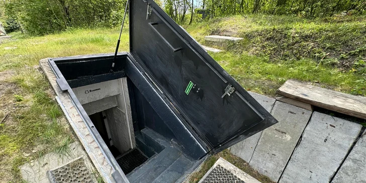 Dobrodružný pobyt ve vojenském Bunkru UŽ6 nedaleko Poděbrad
