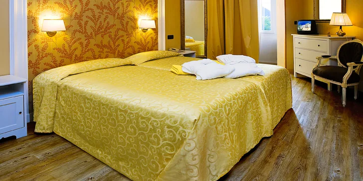 Relax v italském lázeňském městě Montegrotto Terme: 4* hotel s termálními bazény, saunou i polopenzí