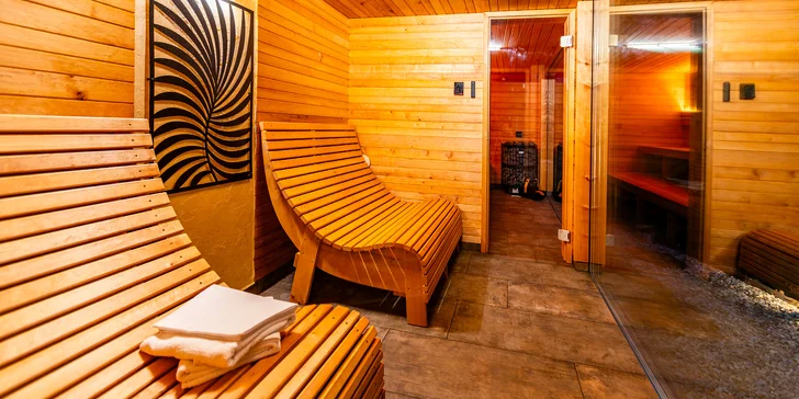 Nádherná privátní sauna s možností ochlazení v řece: 90 nebo 120 min.