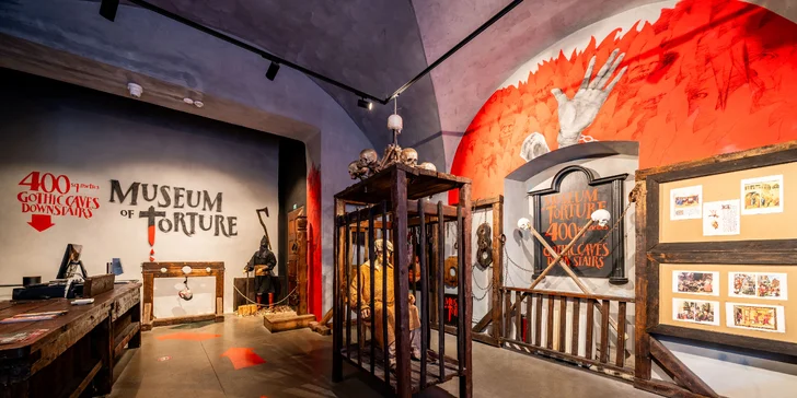 Expozice mučicích nástrojů v Museu Tortury: vstupy pro rodiny i jednotlivce