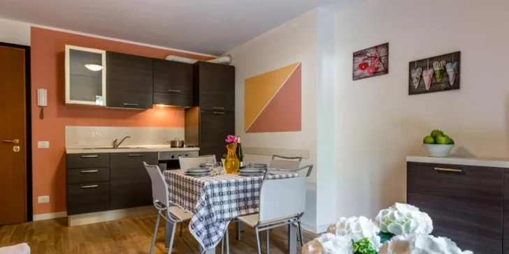 Týden v Dolomitech: lyžařská oblast Madonna di Campiglio-Pinzolo, apartmán pro 2-4 osoby, sauna