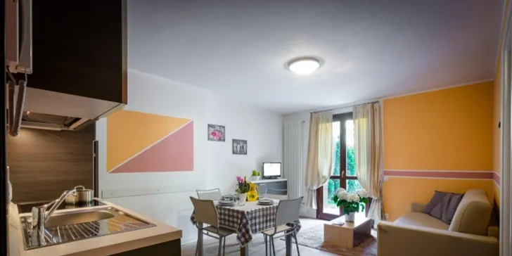 Týden v Dolomitech: lyžařská oblast Madonna di Campiglio-Pinzolo, apartmán pro 2-4 osoby, sauna