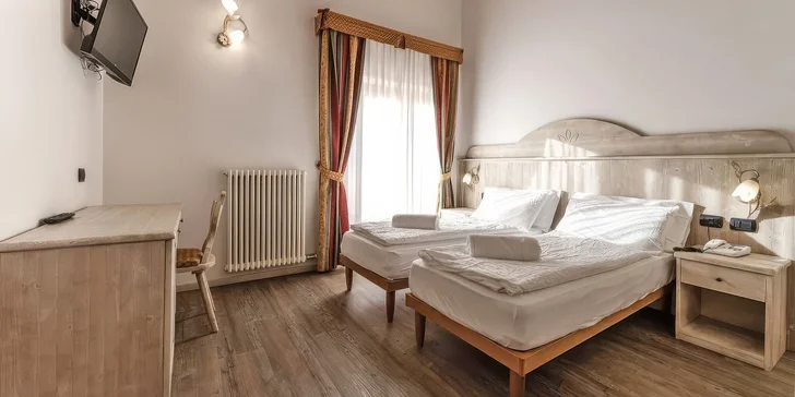 Zima v italských Alpách: polopenze, wellness i 6denní skipas