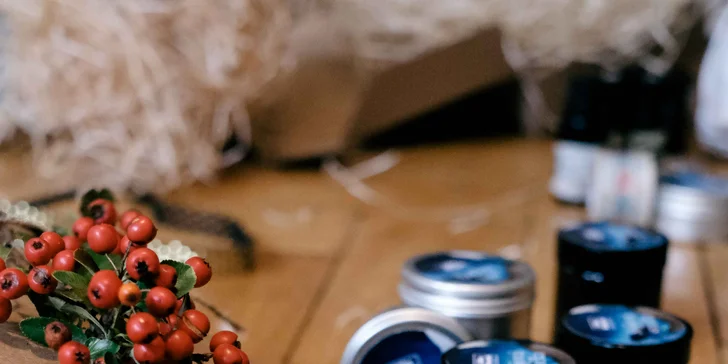 Kurz výroby 12 vánočních dárků: sójové svíčky, balzámy na rty i tělový krém, 1-2 osoby