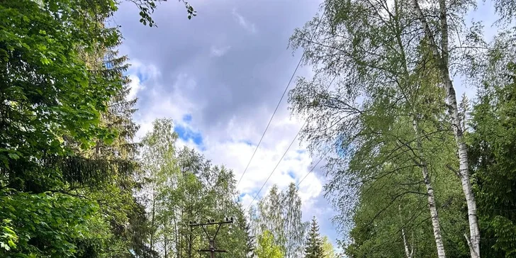 Aktivní relax v Krušných horách: strava i privátní sauna a zapůjčení ferratových setů