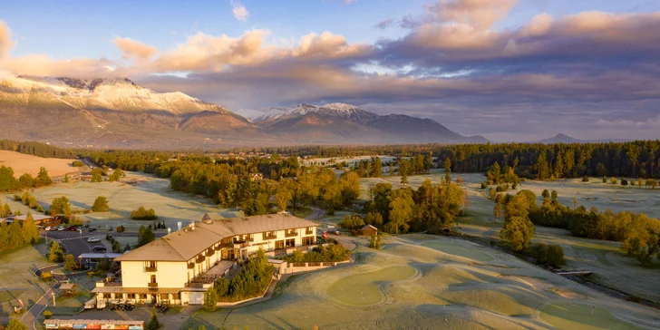 Luxusní pobyt ve Vysokých Tatrách: neomezený wellness, golf i polopenze