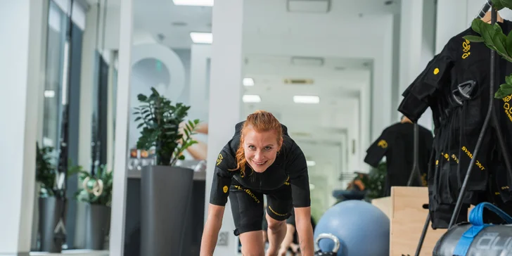 Revoluční EMS cvičení: zkušební trénink i balíčky vstupů v BodyBody pro 1 či 2 osoby