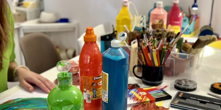 Relaxujte tvořením: workshop arteterapie pro 2 nebo 3 osoby s Jitkou Tůmovou