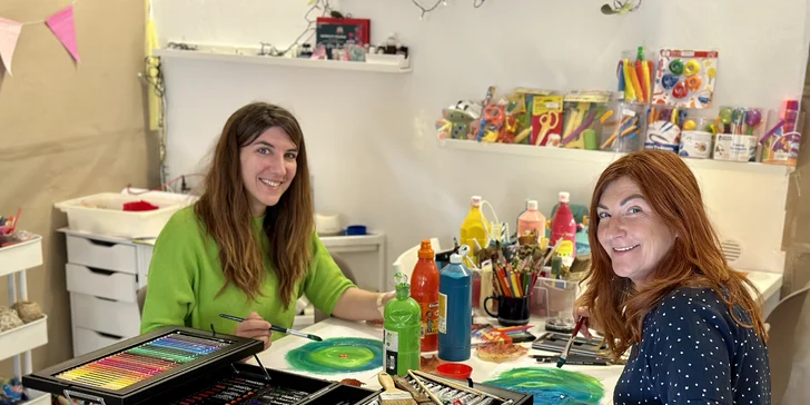 Relaxujte tvořením: workshop arteterapie pro 2 nebo 3 osoby s Jitkou Tůmovou