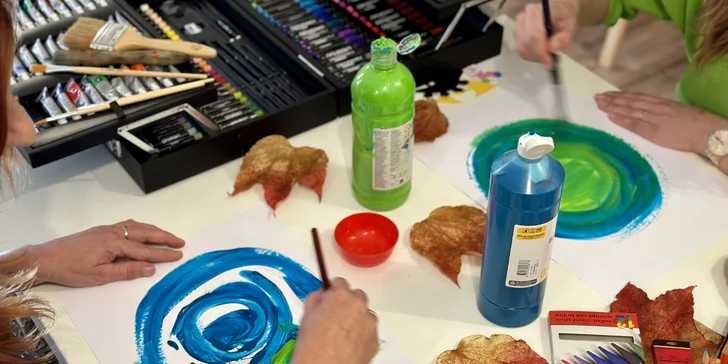 Relaxujte tvořením: workshop arteterapie pro 2 nebo 3 osoby s Jitkou Tůmovou