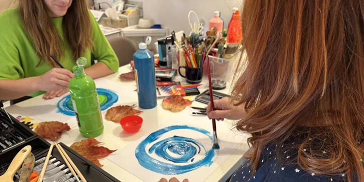 Relaxujte tvořením: workshop arteterapie pro 2 nebo 3 osoby s Jitkou Tůmovou
