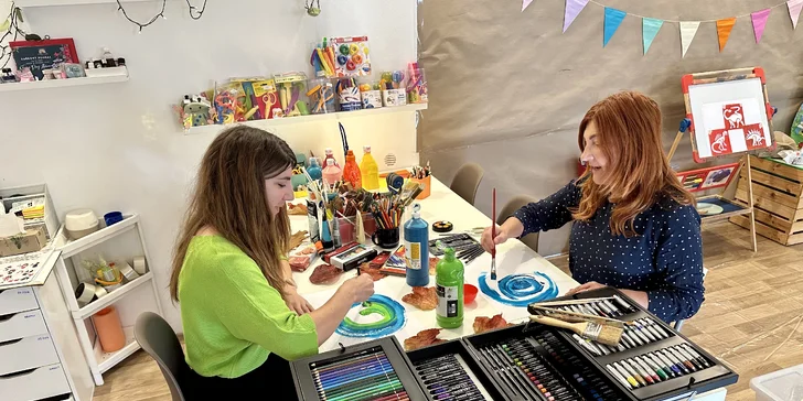 Relaxujte tvořením: workshop arteterapie pro 2 nebo 3 osoby s Jitkou Tůmovou