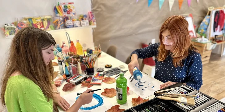 Relaxujte tvořením: workshop arteterapie pro 2 nebo 3 osoby s Jitkou Tůmovou