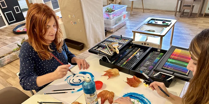 Relaxujte tvořením: workshop arteterapie pro 2 nebo 3 osoby s Jitkou Tůmovou